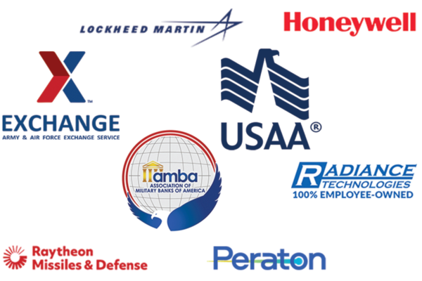 logos of AER's corporate partners