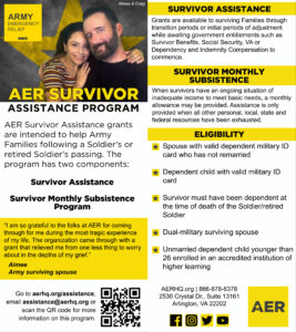 Survivor Assistance Program rack card