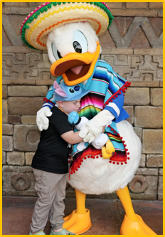 Child receiving medical support